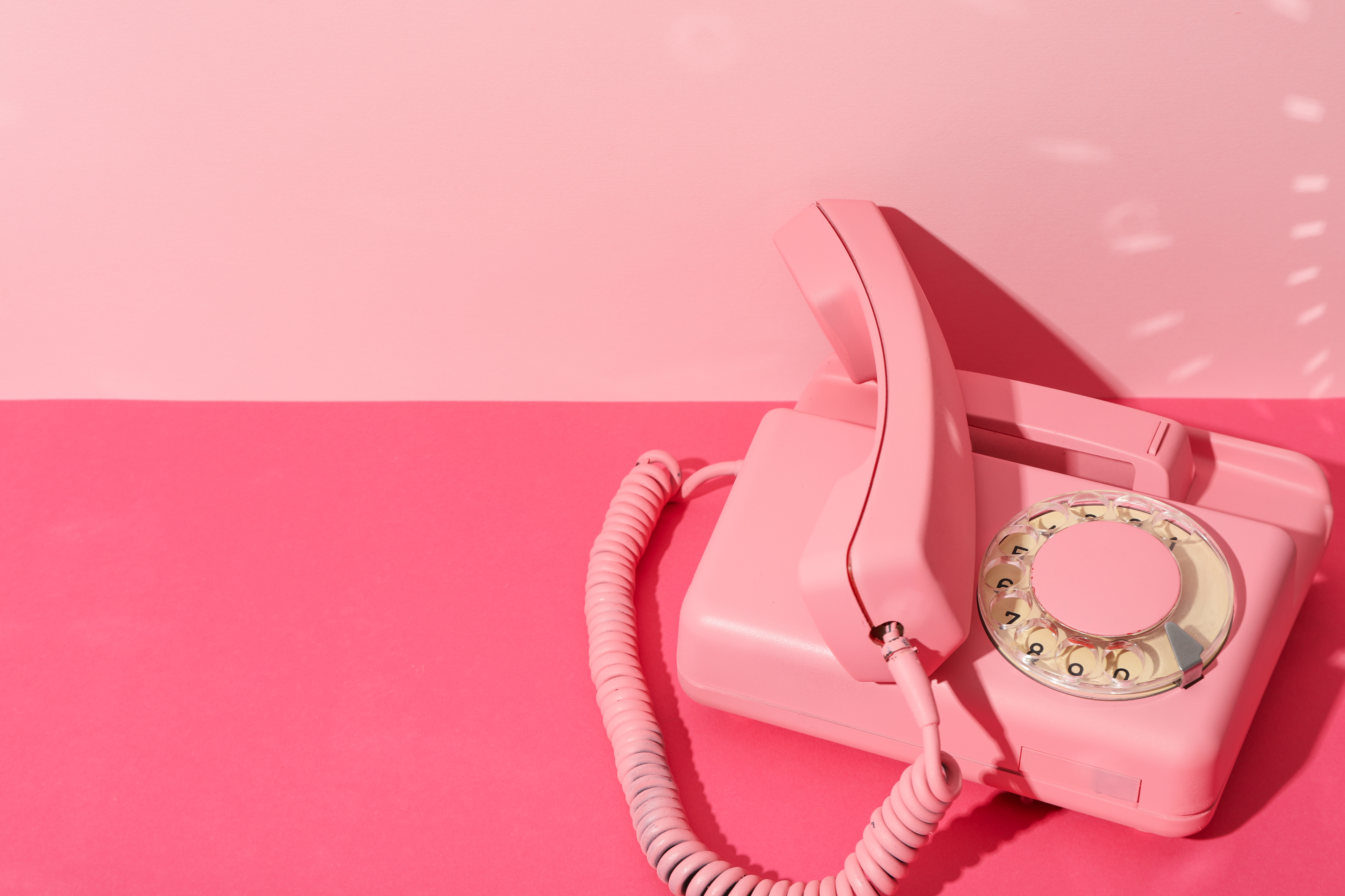 Imagem · telefone rosa